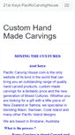 Mobile Screenshot of pacificcarvinghouse.com